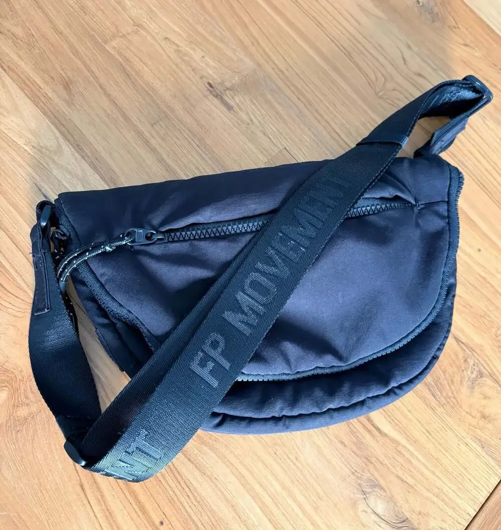 FP Movement Free People Hudson Sling Backpack Black Bag
